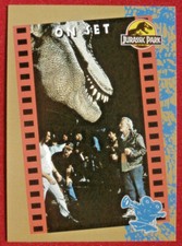 JURASSIC PARK - Card #72 - Steven Spielberg's Movie - TOPPS 1993