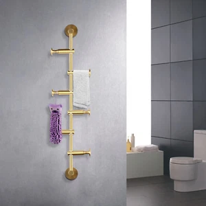 Retro Coat Rack Wall Mounted Clothes Hat Rack with 6 Hooks Coat Hanger Max. 20kg - Picture 1 of 13