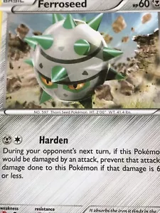 2016 Pokémonkarte FERROSEED 79/122 Pack frisch - Bild 1 von 3