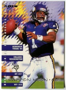 1995 Fleer #238 Warren Moon Minnesota Vikings - Picture 1 of 2