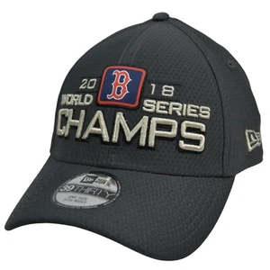 Sombrero de béisbol Boston Red Sox New Era 39THIRTY gris oscuro Serie Mundial Campos MLB - Imagen 1 de 6