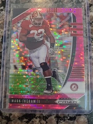 2020 Panini Prizm Draft - Mark Ingram #67 Pink Pulsar Prizm - Image 1 of 2