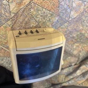 Radio despertador digital GE General Electric EA 7-4606WHB AM/FM vintage retro - Imagen 1 de 8