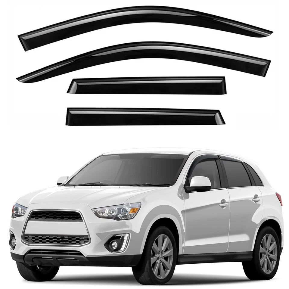 Sun Rain Visors Wind Rain Guards for 2011-2025 Mitsubishi Outlander Sport - Image 1 of 4