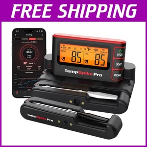 Wireless BBQ Thermometer with WiFi & Bluetooth - Picture 1 of 11