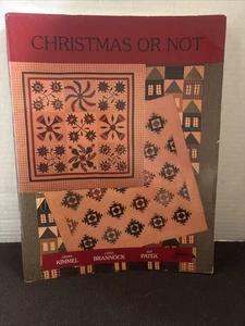 Christmas or Not Softcover Quilting Pattern Book Red Wagon Kimmel Brannock Patek - Bild 1 von 6