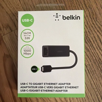 Belkin USB Type-C to Gigabit Ethernet Adapter - Image 1 of 2