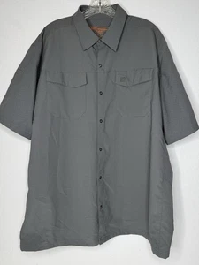 5.11 Tactical Freedom Flex Shirt Short Sleeve Button Up Gray Storm Mens Size XL - Picture 1 of 15