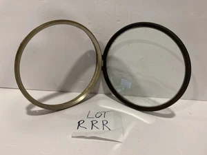 Vintage Mantel Clock Face Hinged Bezel With Convex Glass Lot #RRR - Picture 1 of 8