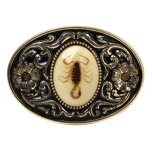 Hebilla de cinturón de escorpión estilo vintage vaquero antiguo escorpión - Imagen 1 de 5