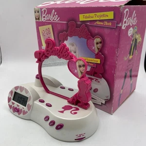 Barbie Fabulous Projection Alarm Clock Night Light Lexibook 2010 RARE Girl World - Picture 1 of 13
