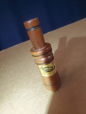 Vintage Wood Goose Call FAULK'S HONKER CALL 1955 WORLD CHAMPION Lake Charles, LA - Image 1 of 4
