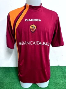 MAGLIA ROMA NO MATCH WORN ISSUE SHIRT JERSEY VINTAGE CAMISETA 2005/2006 - Imagen 1 de 3