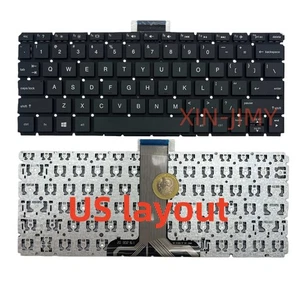 US layout laptop keyboard For HP Pavilion 11 x360 11-U 11T-U M1-U No-backlit - Picture 1 of 3