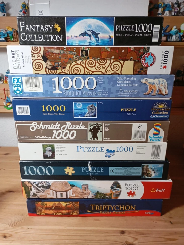 Puzzle 1000 Teile Trefl Eurographics Klimt Kunst Paket Sammlung Konvolut Puzzel - Bild 1 von 1