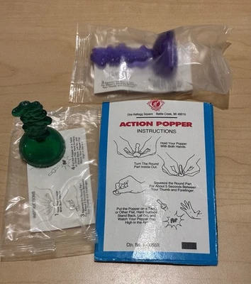 Lote De Colección 2 Cereales Kellogg’s Premium Arroz Crispies Acción Popper SNAP Foto 1 de 2