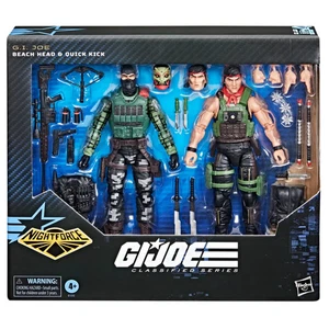 GI JOE Classified Night Force Beach Head and Quick Kick - Picture 1 of 3