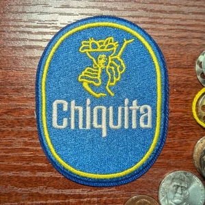 Chiquita Fan Patch Banana Lady Pop Art Iconic Embroidered Iron On 3x2.25" - Picture 1 of 3