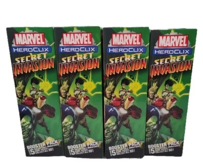 4  Secret Invasion: Booster - Heroclix - Image 1 of 4