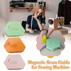 Magnetic Seam Guide for Sewing Machine Polygonal Seam Guide HemmerGuide Best - Foto 1 di 14