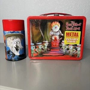 Neca NEU Das Jahr ohne Weihnachtsmann Hitze Geizhals Schnee Geizhals Lunchbox Thermoskanne  - Bild 1 von 10