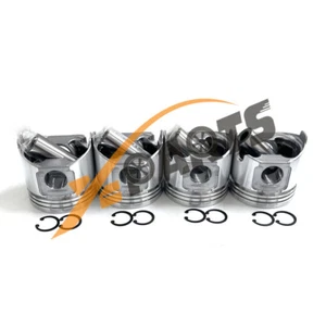 4 Set STD Piston Set 129001- 22081 For Yanmar Engine 4TNE88 4D88 Y129001- 22081 - Picture 1 of 6