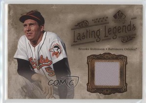 2005 SP Legendary Cuts Lasting Legends Memorabilia Brooks Robinson #LL-BR HOF