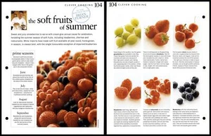Soft Fruits #104 & 105 Clever Cooking Ready Steady Cook Recipes On 2 Pages - Picture 1 of 2