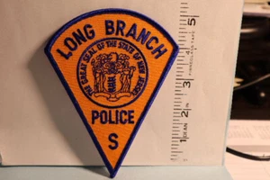 police patch   LONG BRANCH POLICE NEW JERSEY - Picture 1 of 1
