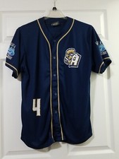 San Antonio Missions Jersey Men Size XL Turner MiLB Baseball Blue