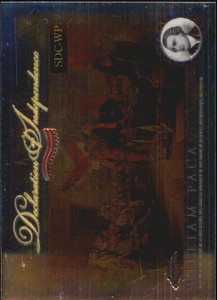 2006 Topps Chrome Declaration of Independence #WP William Paca