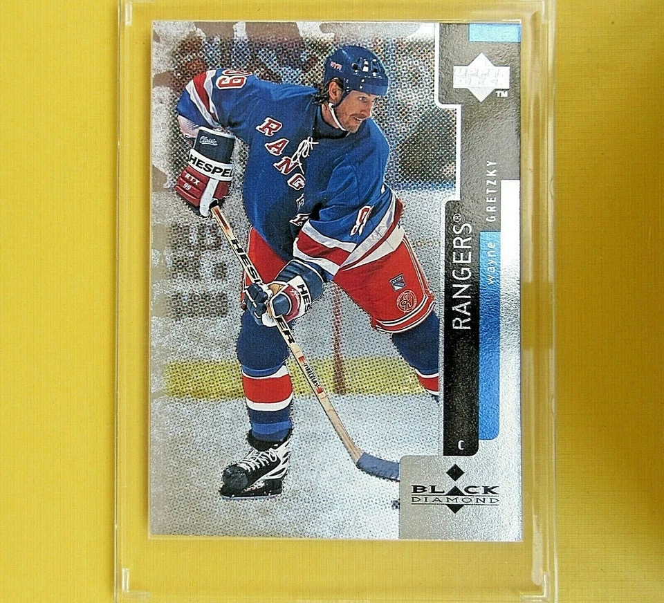 WAYNE GRETZKY  1997  BLACK DIAMOND Upper Deck #144  New York Rangers - Image 1 of 1