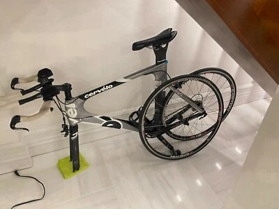 Cervelo Vroomen White Design P2C Bike Silver Black White - Image 1 of 4