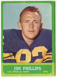 1963 Topps #41 Jim Phillips Los Angeles Rams - Bild 1 von 2