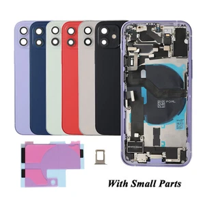 Back Glass Housing Replacement Rear Battery Cover For iPhone 12 Mini 5.4in US - Photo 1 sur 41