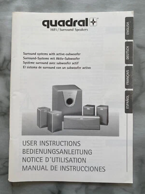 Quadral Surround 2100 (silber) 5.1 Subwoofer-Sateliten-System - Bild 1 von 4