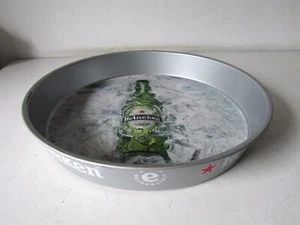 VASSOIO DI LATTA BIRRA HEINEKEN VINTAGE DA COLLEZIONE - Picture 1 of 5