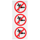  3 Stück „Do Not Sit Here“-Schild, selbstklebende Warnaufkleber zum Abziehen und