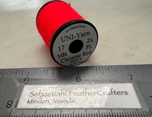 Uni Yarn 17 Yard Spool Chinese Red - Picture 1 of 3