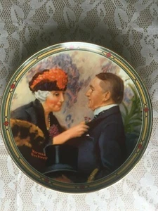Norman Rockwell Collectible Plate “Love’s Reward”/ Edwin Knowles Series Plate Nu - Picture 1 of 3