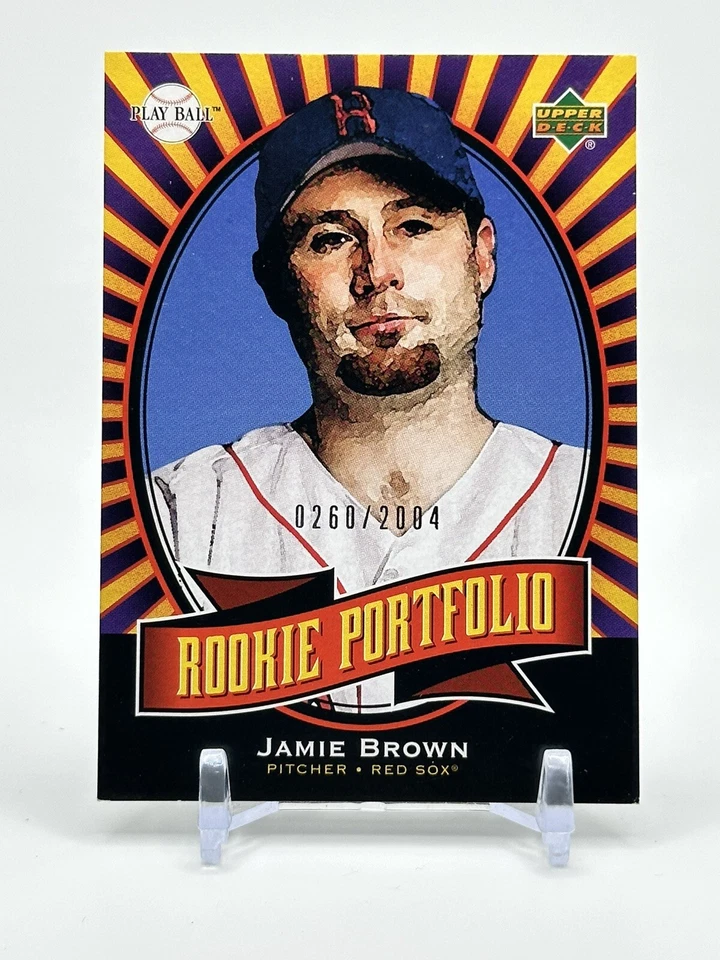 2004 Upper Deck Play Ball Rookie Portfolio /2004 Jamie Brown #143 Rookie RC - Image 1 of 2