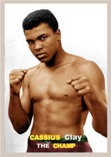 MUHAMMED ALI CASSIUS CLAY 57 "THE CHAMP" ACEO ART CARD ## BUY 5 GET 1 FREE ##