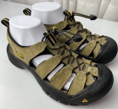 Sandalias Keen para mujer talla 7,5 impermeables XT1205 senderismo punta cerrada verde amarillo Foto 1 de 4