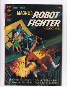 MAGNUS ROBOT FIGHTER #12 1965 Russ Manning ALIENS Gold Key PAINTED COVER