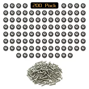 Small Round Non-Slip Bumper Feet for Electronics & Appliances,200 Pcs - Picture 1 of 7