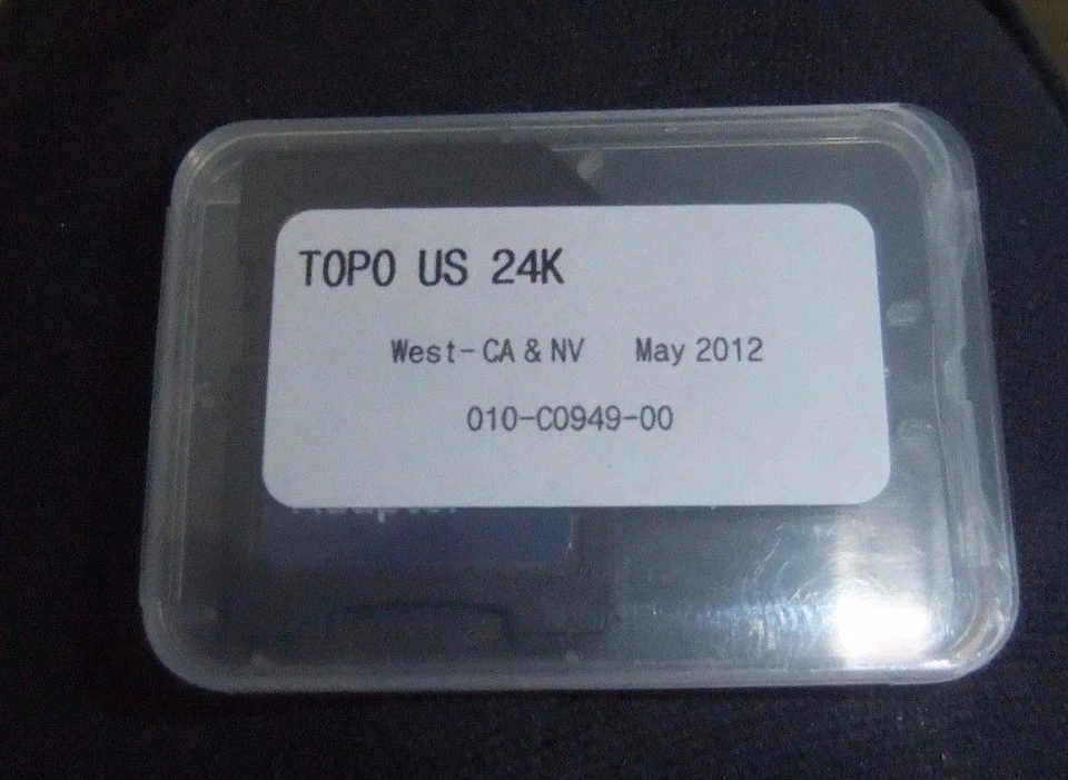 GARMIN TOPO U.S. 24K - WEST MAPS Micro sd card CA & NV 010-C0949-00  - Image 1 of 1