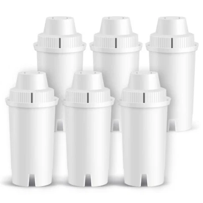 AQUALINK Replacement Brita Longlast Water Filter Pitcher for drinking water, 6PACK