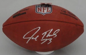 Fútbol Americano Wilson Duke Cle Browns JOE THOMAS Firmado Auténtico AUTOMÁTICO - ¿Cortacésped? - JSA - Imagen 1 de 3