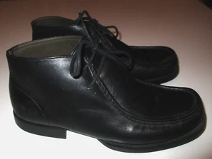 PAUL SMITH TOP QUALITY ENGLISH DESIGNER BLACK BOOTS / SHOES 8 42 $240 VGC - Picture 1 of 5