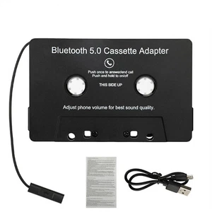 Bluetooth 5.0 Car Audio Stereo Cassette Tape Adapter To Aux for iPhone Samsung - Picture 1 of 10